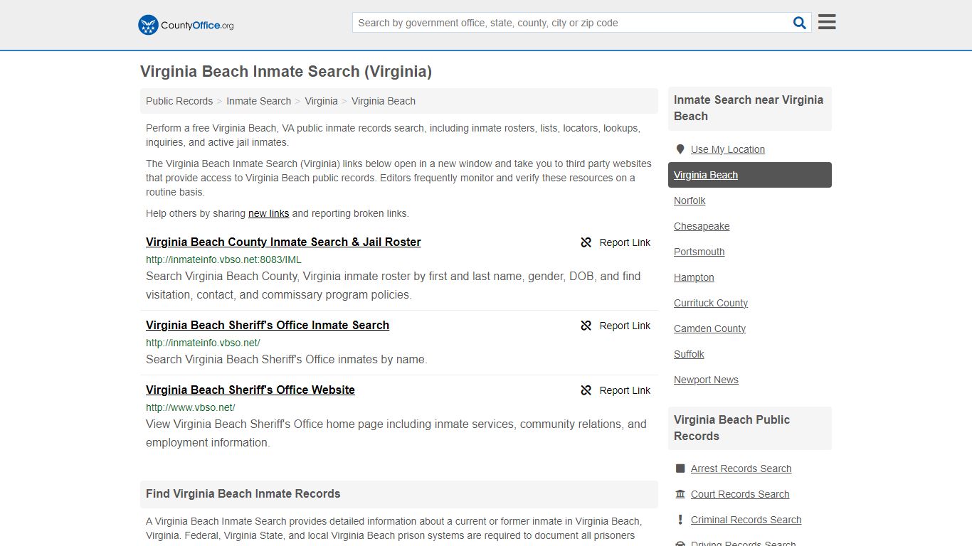 Inmate Search - Virginia Beach, VA (Inmate Rosters & Locators)